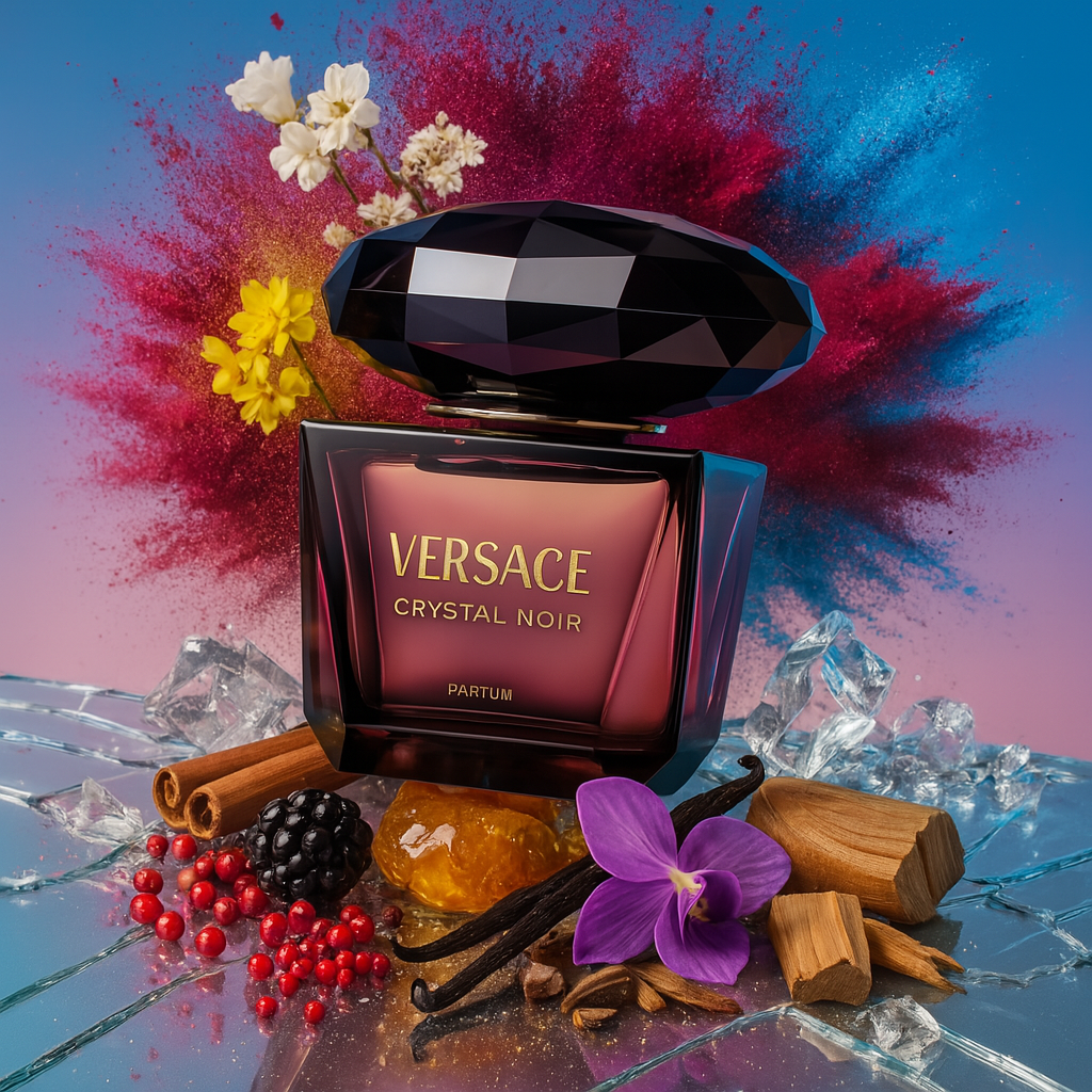 Crystal Noir by Versace Eau De Parfum Spray for Women (Sample)