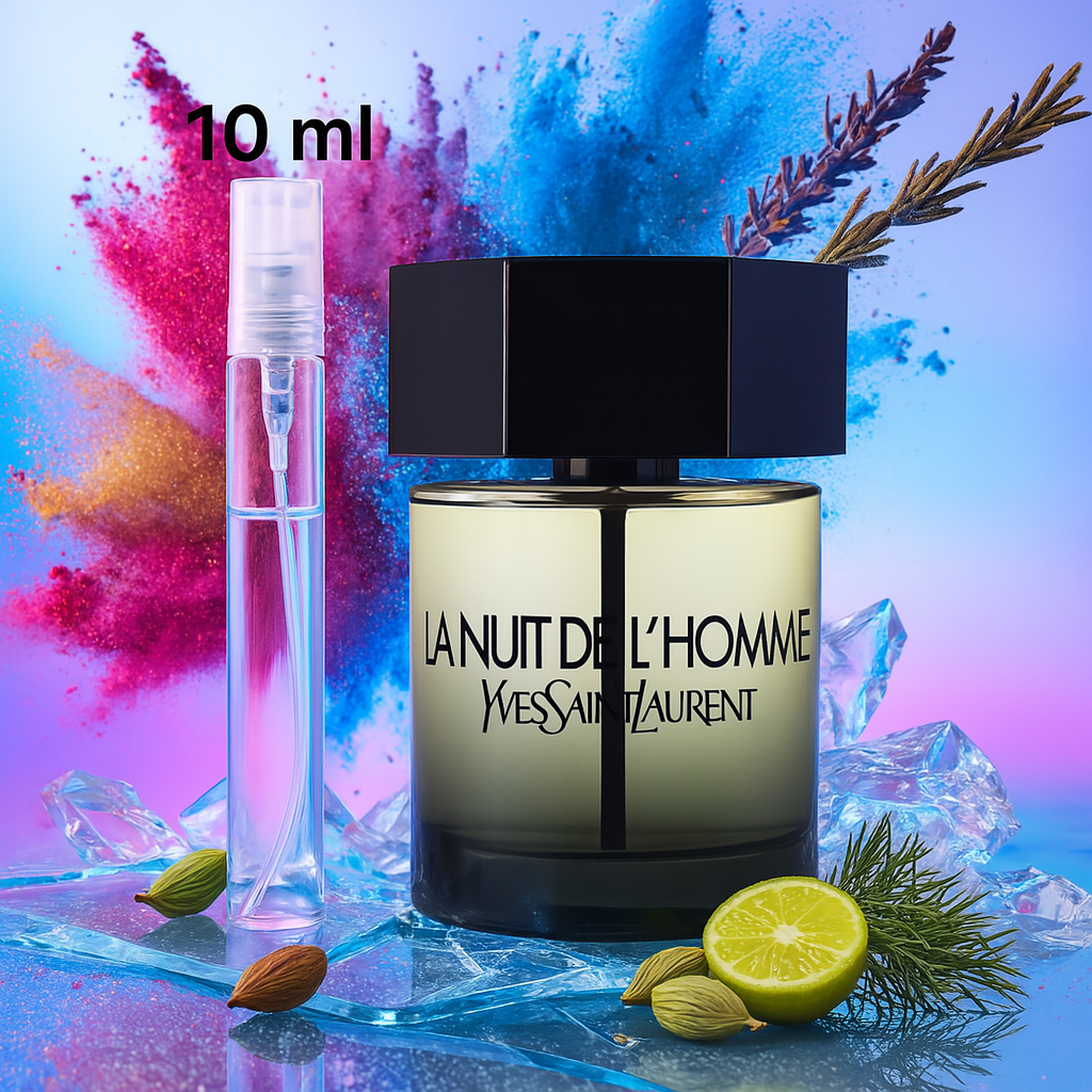 Load image into Gallery viewer, La Nuit de l&#39;Homme by Yves Saint Laurent Eau De Toilette Spray for Men (Sample)
