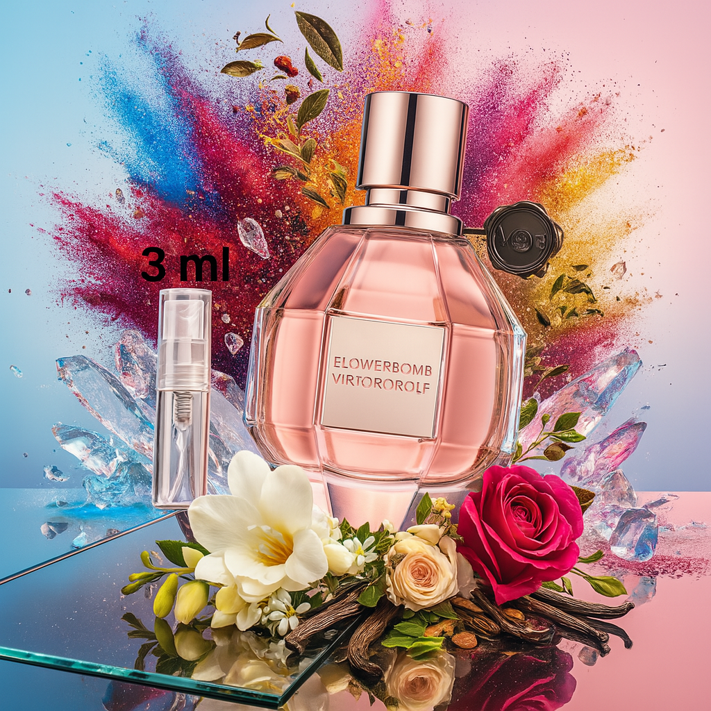 Load image into Gallery viewer, Flowerbomb Viktor &amp; Rolf Eau De Parfum Spray for Women (Sample)
