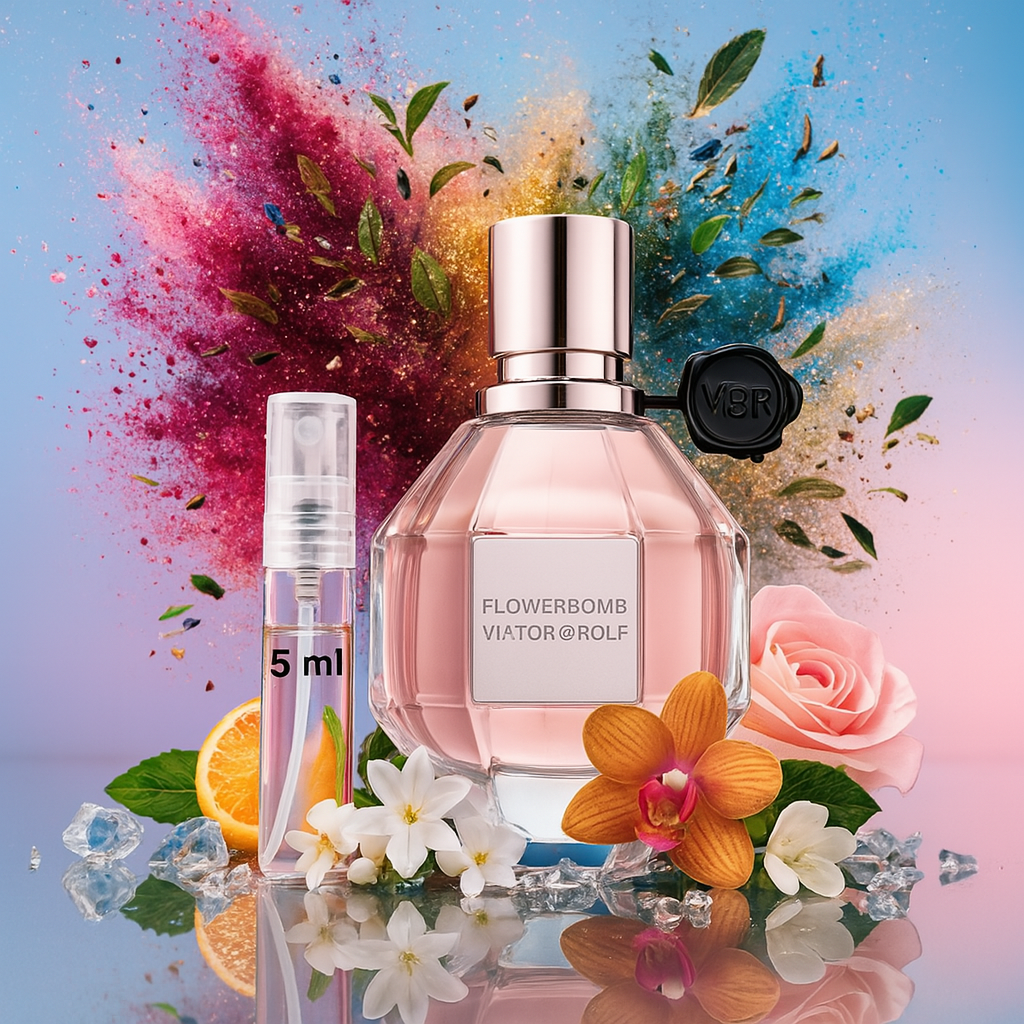 Load image into Gallery viewer, Flowerbomb Viktor &amp; Rolf Eau De Parfum Spray for Women (Sample)
