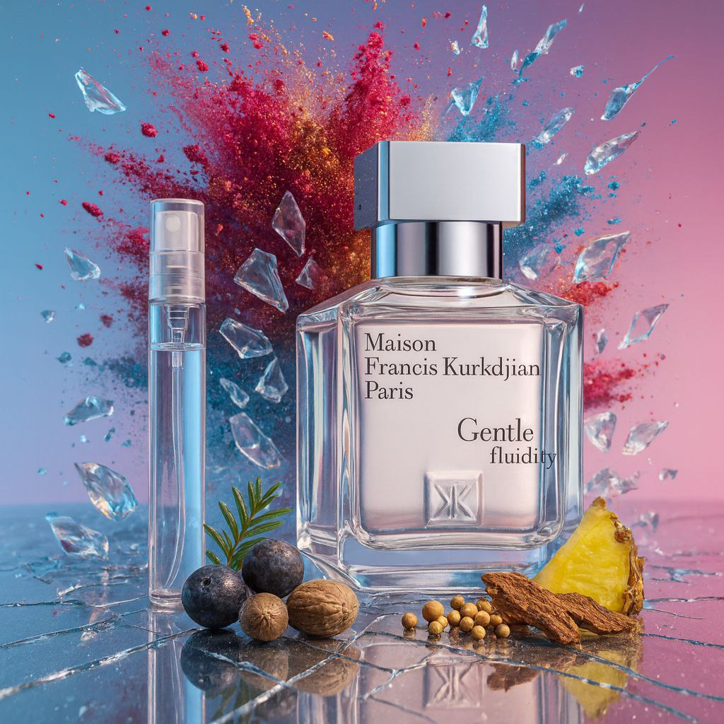 Gentle Fluidity Silver by Maison Francis Kurkdjian (Unisex) Eau De Parfum Spray (Sample)