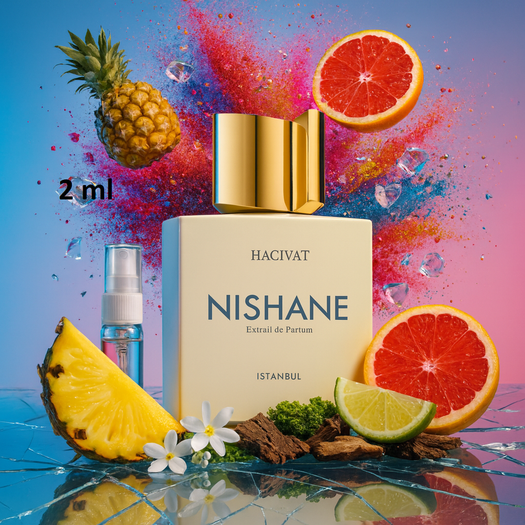 Hacivat by Nishane Extrait De Parfum Spray for Men (Sample)