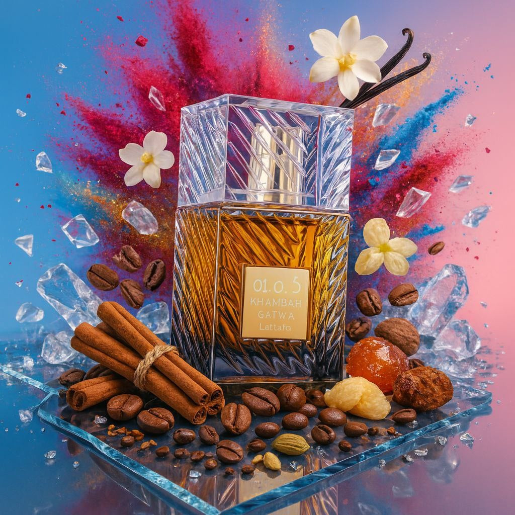 Khamrah Qahwa by Lattafa (Unisex) Eau De Parfum Spray (Sample)