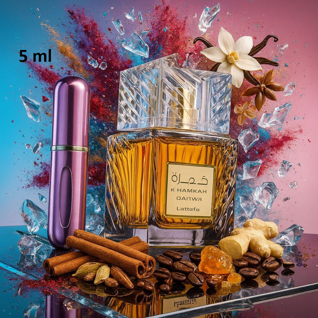 Khamrah Qahwa by Lattafa (Unisex) Eau De Parfum Spray (Sample)