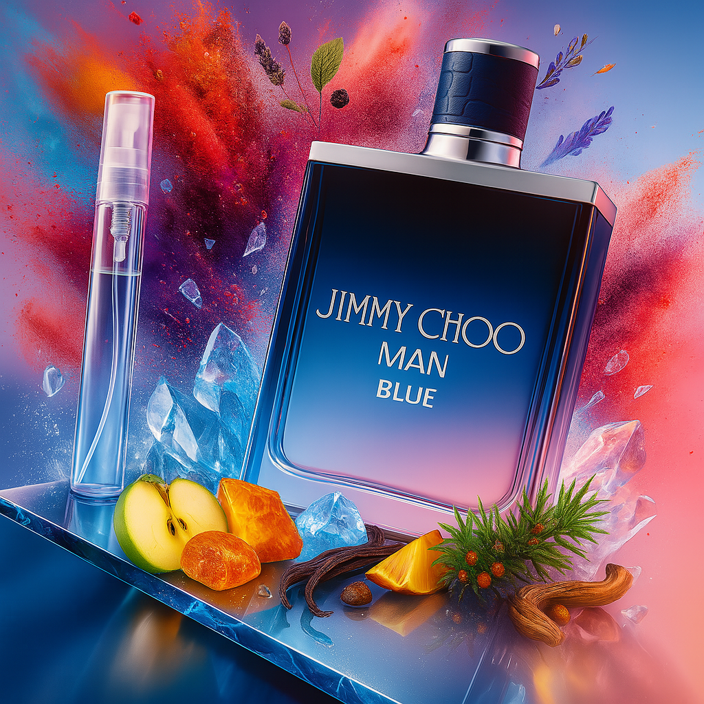 Man Blue by Jimmy Choo Eau De Toilette Spray for Men (Sample)