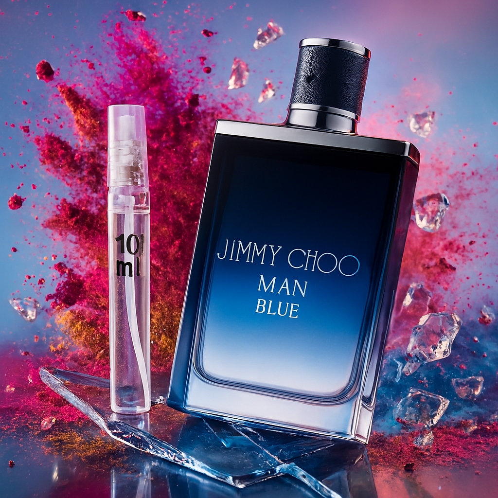 Load image into Gallery viewer, Man Blue by Jimmy Choo Eau De Toilette Spray for Men (Sample)
