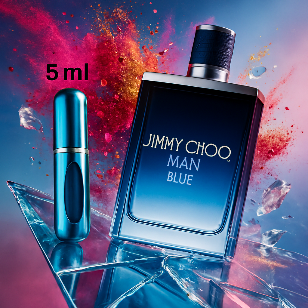 Load image into Gallery viewer, Man Blue by Jimmy Choo Eau De Toilette Spray for Men (Sample)
