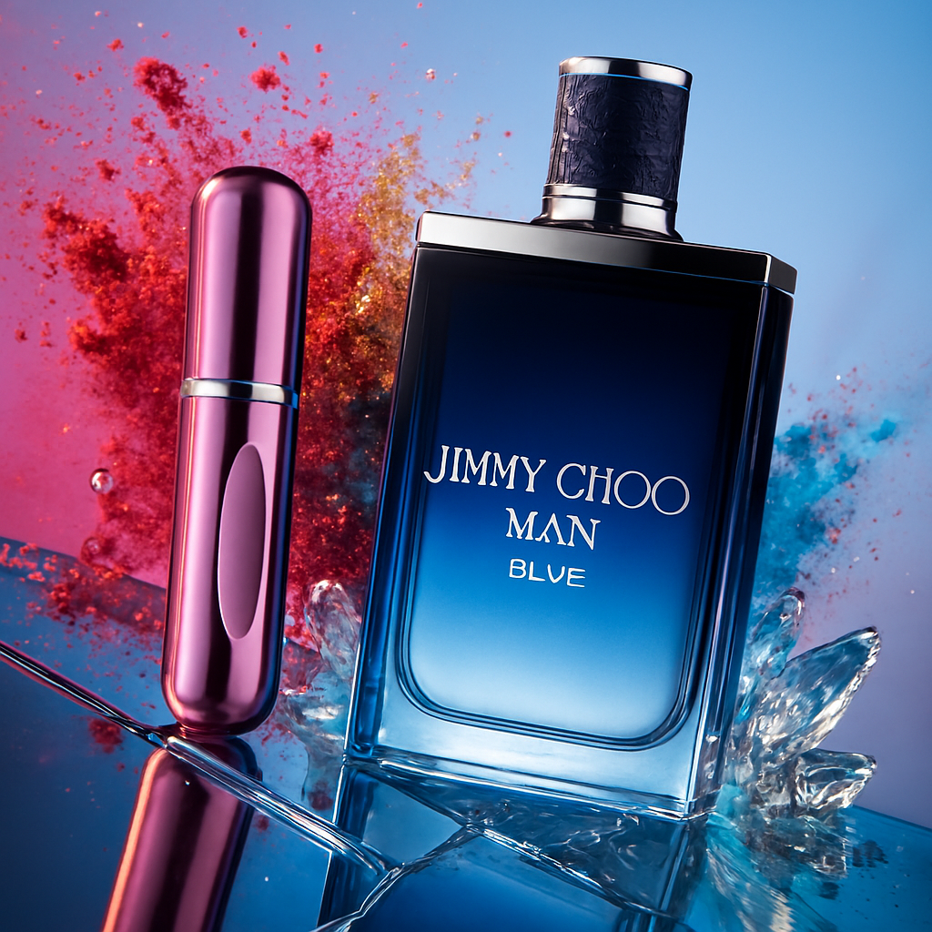 Load image into Gallery viewer, Man Blue by Jimmy Choo Eau De Toilette Spray for Men (Sample)
