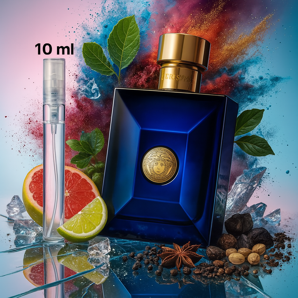 Pour Homme Dylan Blue by Versace Eau De Toilette Spray for Men (Sample)