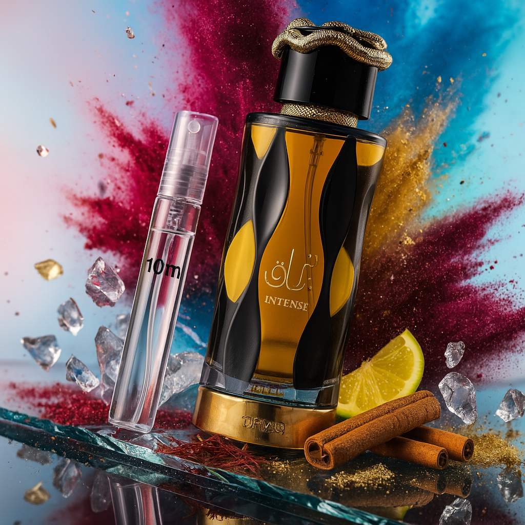 Lattafa Teriaq Intense by Lattafa Eau De Parfum Spray (Unisex) for Men (Sample)