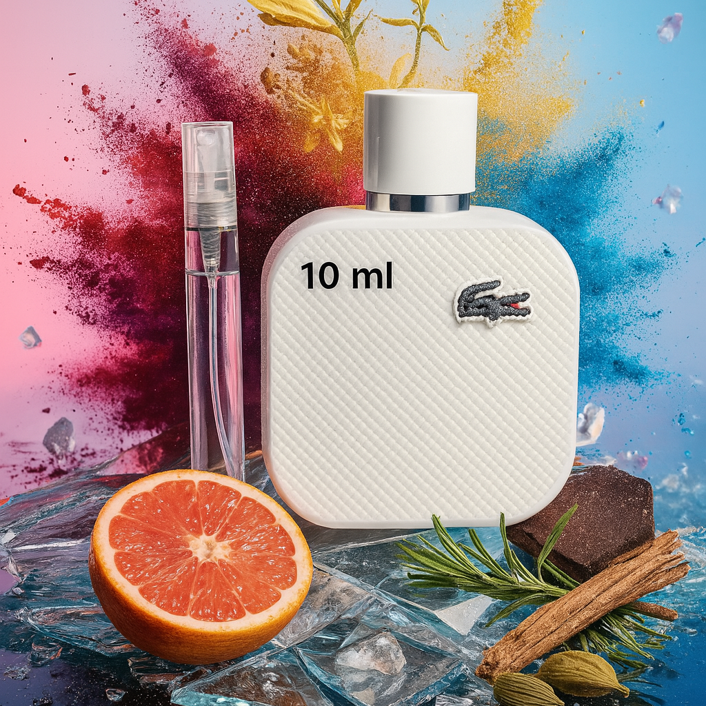 Lacoste Eau de L.12.12 Blanc by Lacoste Eau De Toilette Spray for Men (Sample)